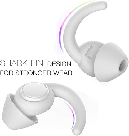 Ear Plugs for Sleeping, Noise Reduction Reusable Earplugs for Sleep, Hearing Protection Soft Comfy Silicone Ear Plugs for Concerts, Focus, Travel, Work, 33dB Noise Cancelling