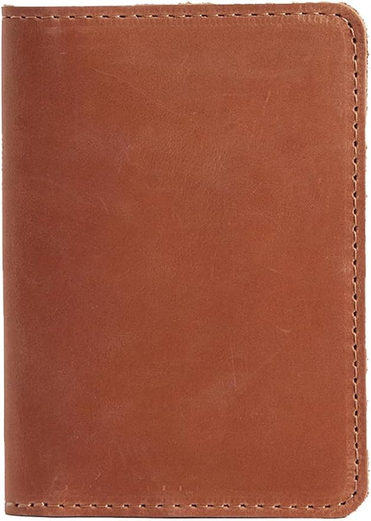 INCARNE US Leather Passport Holder for Travel - Passport Case - Passport Wallet for Men - Passport Cover for Women Sleeve Protector - Travel Essentials Vacation Luggage Travel Gifts - Vintage Cognac