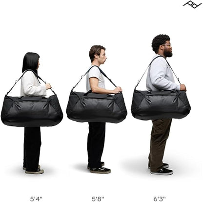 Peak Design Travel Duffel, Extra-Wide Single Zip Access, Weatherproof Shell, 4 External Pockets, Fits Packing Cubes & Camera Cubes, Ideal for Weekend Trips, Versatile Duffel Bag for Travel