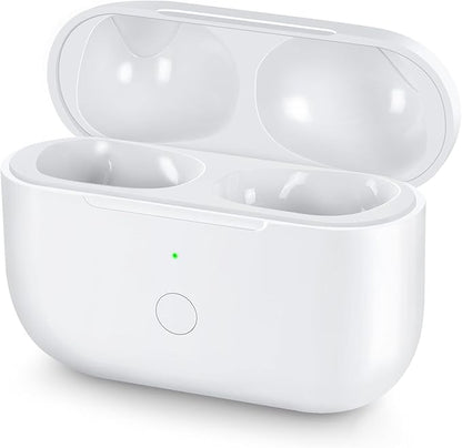 CCAN Compatible with AirPod Pro 2nd&1st Generation Charging Case Replacement, Air Pod Pro 2 1 Charger Case with Bluetooth Pairing Sync Button,White