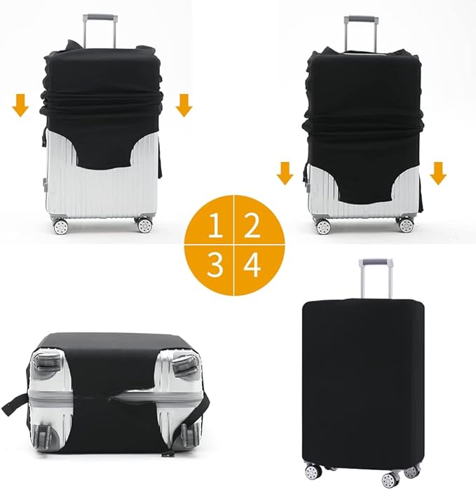 Travelkin Luggage Covers For Suitcase Tsa Approved,Suitcase Cover Protector Fit 18-32 Inch Luggage