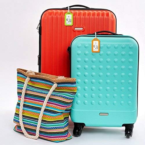 MIFFLIN Luggage Tags (Variety, 50 PK), Bag Tag for Baggage, Suitcase Tags Bulk