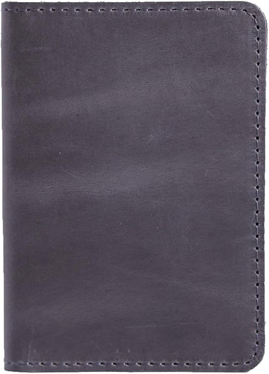 INCARNE US Leather Passport Holder for Travel - Passport Case - Passport Wallet for Men - Passport Cover for Women Sleeve Protector - Travel Essentials Vacation Luggage Travel Gifts - Vintage Gray