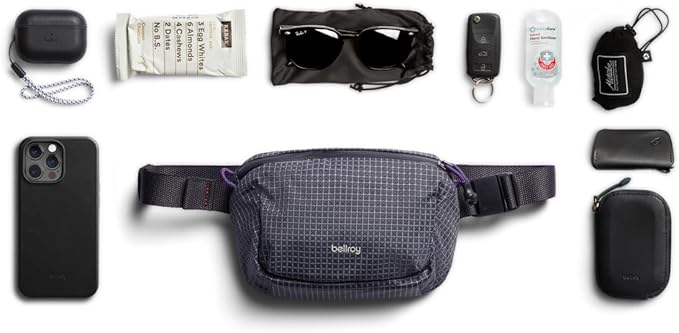 Bellroy Lite Belt Bag (versatile crossbody bag, fanny pack) - ArcadeGray