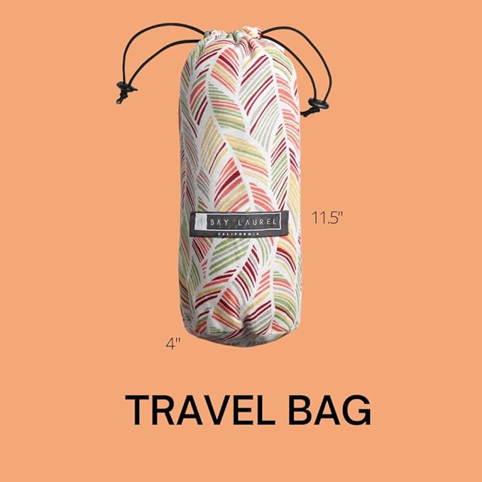 BAY LAUREL Turkish Beach Towel with Travel Bag 39 x 71 Quick Dry Sand Free Lightweight Large Oversized Towels Light