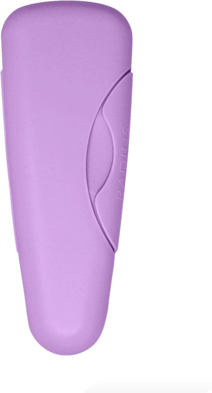 RADIUS Travel Case Value Pack, 3 Count (Toothbrush, Razor, Soap), BPA-Free Recycled Plastic, Portable for Bathroom, School, Home, Camping - Lavender