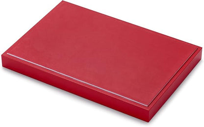 Oirlv Gorgeous Red Leather Jewelry Tray 12 Grid Jewelry Drawer Organizer Bracelet Earrings Watches Storage