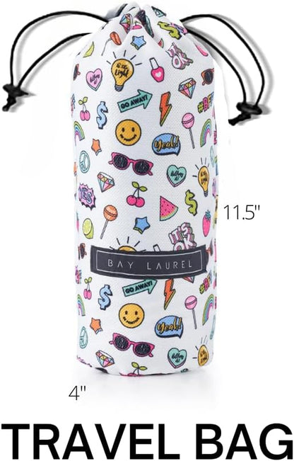 BAY LAUREL Turkish Beach Towel with Travel Bag 39 x 71 Quick Dry Sand Free Lightweight Large Oversized Towels Light