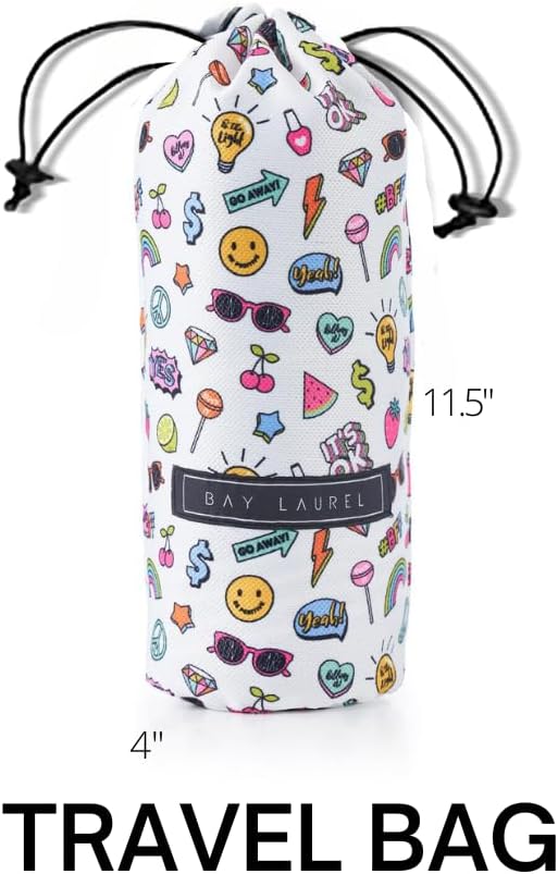 BAY LAUREL Turkish Beach Towel with Travel Bag 39 x 71 Quick Dry Sand Free Lightweight Large Oversized Towels Light