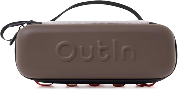 OutIn EVA Protective Case, Portable Hard Shell Travel Bag, Waterproof & Dirt-Resistant with Multi-Function Hand Carry or Hanging Outdoor Organizer Case, Compatible Nano, Mino & Fino