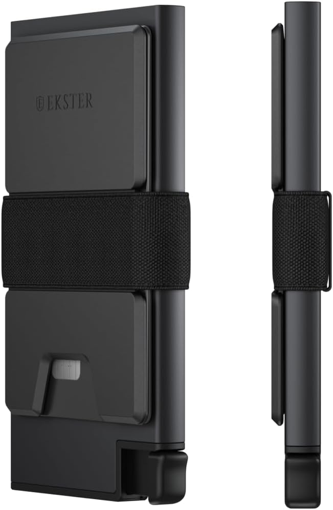 Ekster Aluminum Cardholder Wallet for Men | Metal Wallets with RFID Blocking Layer | Slim & Minimalist Aluminum Wallet with Push Button for Quick Card Access