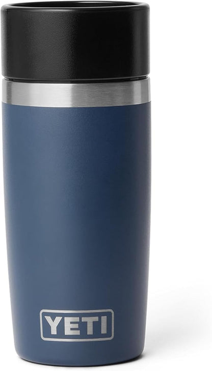 YETI Rambler 12 oz Travel Bottle, Stainless Steel, Vacuum Insulated with Leakproof Commuter Cap, Navy