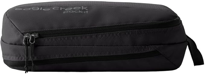 Eagle Creek Pack-It Reveal Carry-On Set - Compression Cube S (2x) & M (1x) & Clean/Dirty Cube M - Angled Zipper Stackable Carry-On Packing Tubes - Travel Essentials - Black