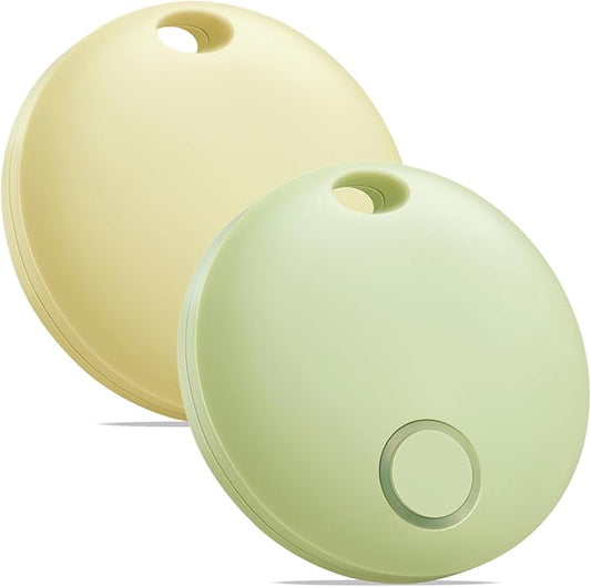 Air Tracker 2 Pack, Smart Bluetooth Tracker Works with Apple Find My (iOS Only), Item Finder Trakcer Tag Locator for Keys, Luggage, Backpack, IP67 Waterproof