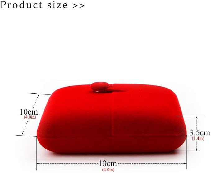 Oirlv Multifunctional Jewelry Box Velvet Pendant Necklace Gift Box Storage Case