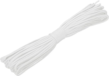 uxcell 4mm Nylon Rope, 10ft Portable Clothesline for Luggage and Backpack Tie Downs, Hanging Clothes, Swings, Camping and Mountaineering Tie Downs, White