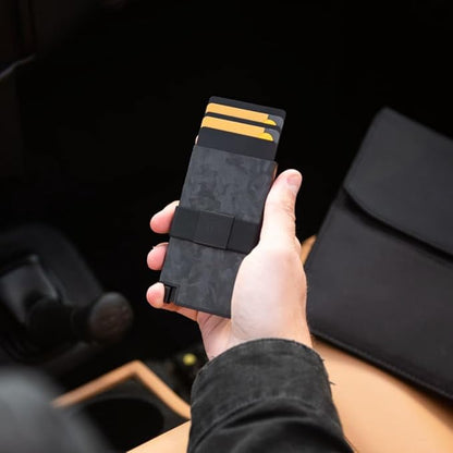 Ekster Aluminum Cardholder Wallet for Men | Metal Wallets with RFID Blocking Layer | Slim & Minimalist Aluminum Wallet with Push Button for Quick Card Access