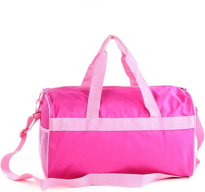 KishKesh Personalized Licensed Kids Duffel Bag – Durable, Customizable Name & Text, Ideal for Travel, School, Gym, Beach, or Overnight – Minnie Mouse Design, 18" X 10.50" X 9.75”