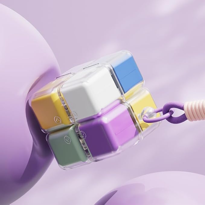 Weekly Pill Organizer Magnetic Foldable Medicine Box, 8 Day Supply, timed Daily Intake, Small Travel Medicine Box, Weekly Daily Medication Storage Container, Vitamin Medicine Container Holder.