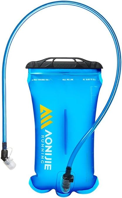 AONIJIE Hydration Bladder 1.5L Water Reservoir, Leakproof Water Storage Bladder Bag, BPA Free, Large Opening, for Hiking Camping Running