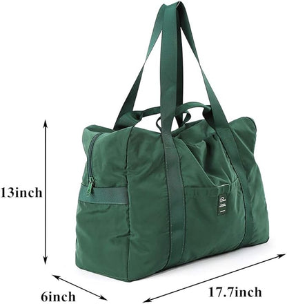 VanFn Foldable Travel Duffel Bag, Sports Duffels Gym Bag, Rainproof Nylon Totes, Sports Shoulder Handbag, Lightweight Duffle Bags For Women & Men, Outdoor Weekend Bag, P.Travel Series