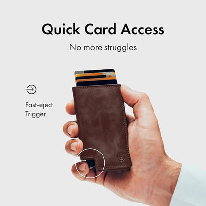 Ekster Parliament ('18 Collection) - Slim Leather Wallet - RFID Blocking - Quick Card Access