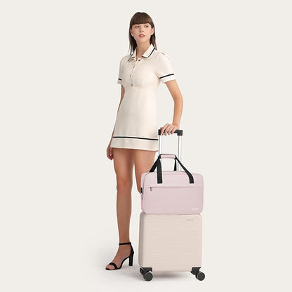 Kono Travel Duffel 20L Under Seat Carry-On Sports Tote Gym Weekender Overnight Bag - 15.75"x9.84"x7.87" Pink