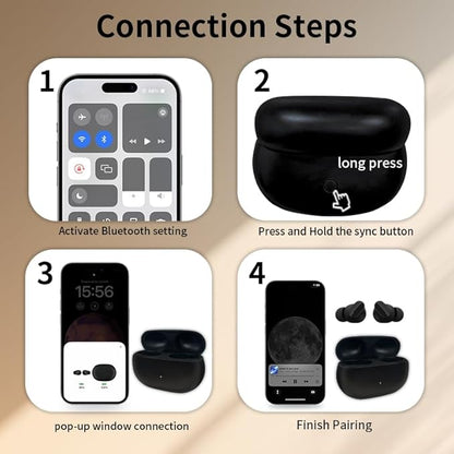 Charging Case Replacement Compatible with Beats Studio Buds/Buds +, Charger Case with Bluetooth Pairing Sync Button & 660mAh Built-in Battery (Not Include Earbuds)