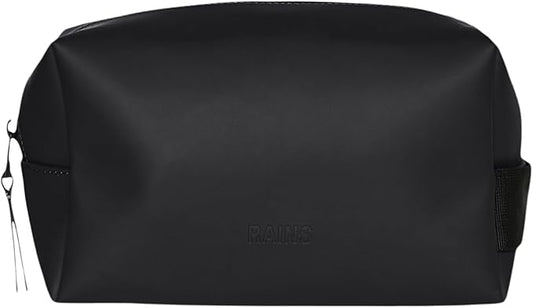 RAINS Wash bag large - Large Toiletry Bag for Men and Women - Wash bag for Travel (Black)