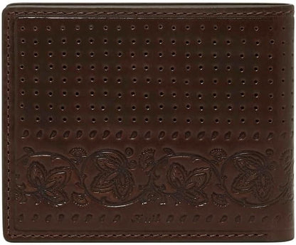Fossil Men's Derrick RFID-Blocking Leather Bifold Wallet with Flip ID Window for Men