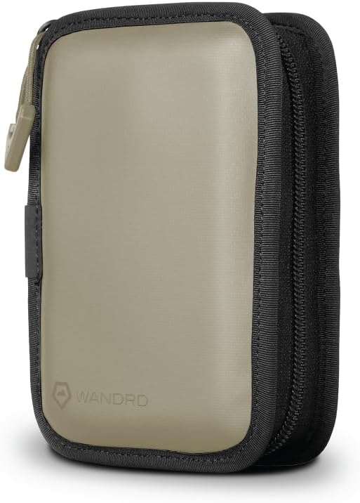WANDRD Memory Card Case - Durable SD, Micro SD Card Holder for Creators | Camera Accessories & Electronics Organizer for Travel (Yuma Tan)