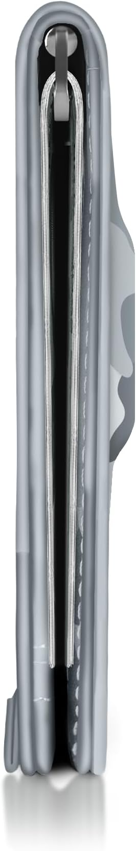 Kings Loot Trackable Airtag Wallet for Men | RFID Blocking Leather Design with Airtag Holder, Money Clip & Pull Tab | Minimalist Air Tag Wallets