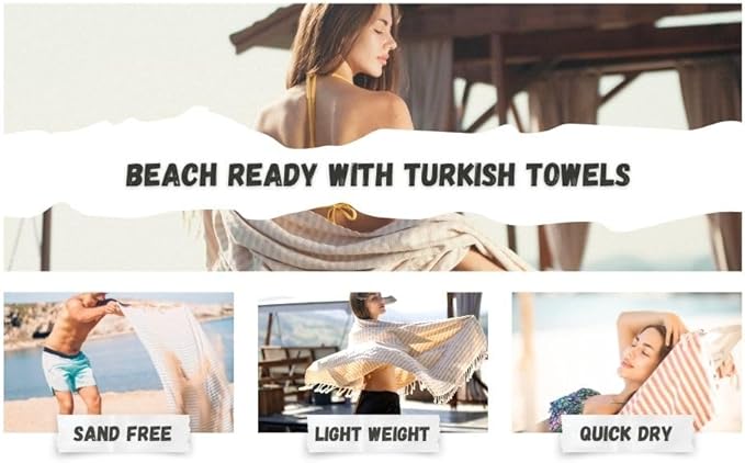 Bazaar Anatolia Turkish Beach Towel – 100% Cotton, Quick Dry, Sand Free Pink Picnic Blanket for Bathroom and Travel – Oversized 71x39 Inches – Arpa Pink