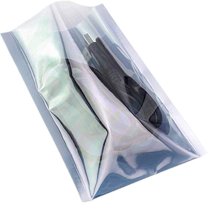 APQ Static Shielding Bags 10 x 14, Grey Electrostatic Bags Pack of 500, Open Ended Heat Sealable Bags 10x14, Transparent Material, Great for Electronical Sensitive Components