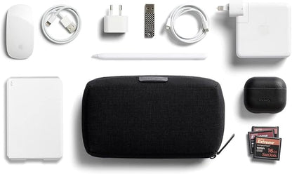 Bellroy Tech Kit (Tech Accessories Organizer Pouch, Zipper Closure Design, Stores Power Bank, Phone Charger, Cables & More, Internal)