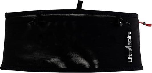 UltrAspire Fitted Race Running Waist Belt - Lightweight, Durable, Essential Pockets, 5 Sizes