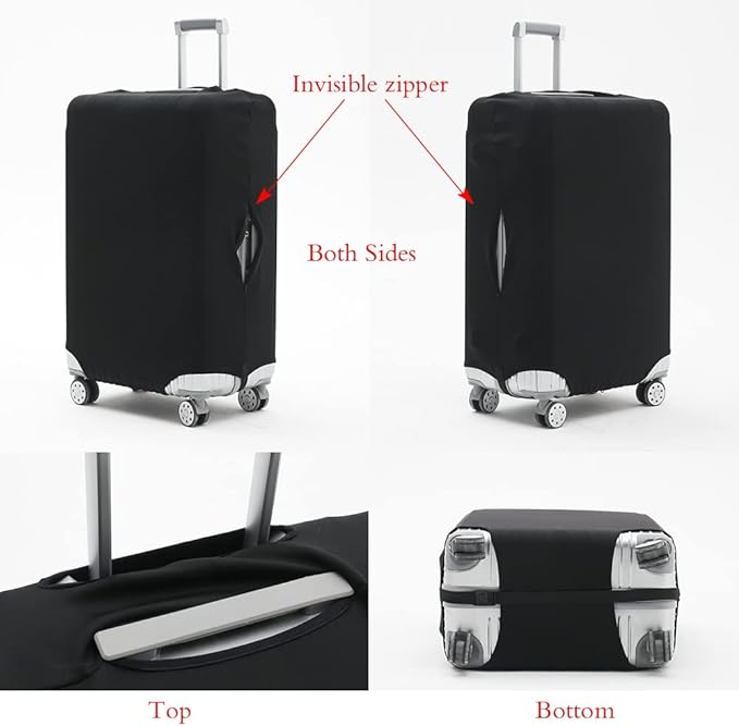 Travelkin Luggage Covers For Suitcase Tsa Approved,Suitcase Cover Protector Fit 18-32 Inch Luggage