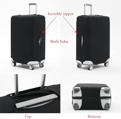 Travelkin Luggage Covers For Suitcase Tsa Approved,Suitcase Cover Protector Fit 18-32 Inch Luggage