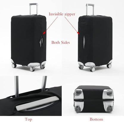 Travelkin Luggage Covers For Suitcase Tsa Approved,Suitcase Cover Protector Fit 18-32 Inch Luggage