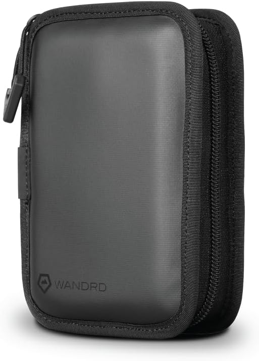 WANDRD Memory Card Case - Durable SD, Micro SD Card Holder for Creators | Camera Accessories & Electronics Organizer for Travel (Black)