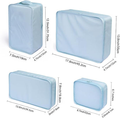 JJ POWER Travel Packing Cubes, Luggage Organizers with Shoe Bag