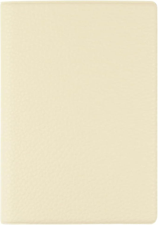 Fenice Classic Passport Cover Holder Wallet Case for Travel Essential RFID Blocking Vegan Leather Waterproof (IVORY)