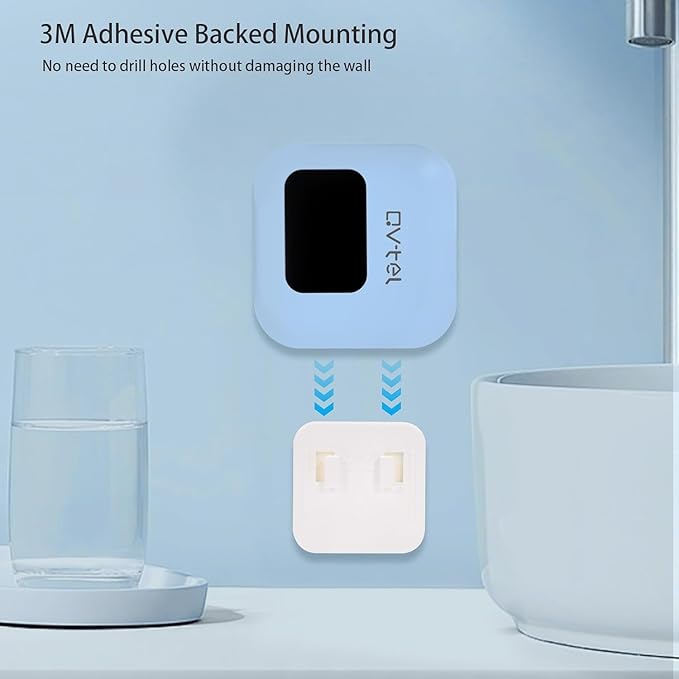 Wall Mounted Toothbrush Holder & Toothbrush Cleaner, Toothbrush Case - Manual/Electric Toothbrush Cover for Any Toothbrush Head - Rechargeable Toothbrush Travel Case with Cover, Clean for Home, Travel