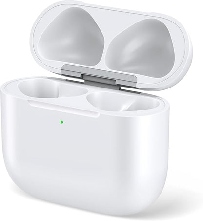 CIVPOWER Charging Case Replacement for Air pods 4th, Compatible for Air Pod 4th Generation Wireless Charger Cases with Bluetooth Pairing (No Earbuds) - White