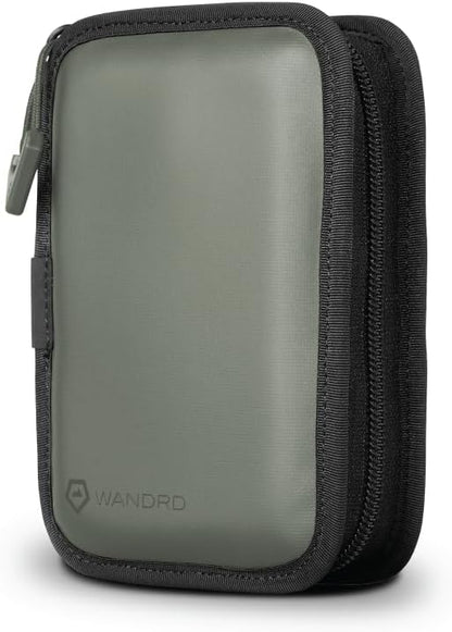 WANDRD Memory Card Case - Durable SD, Micro SD Card Holder for Creators | Camera Accessories & Electronics Organizer for Travel (Wasatch Green)
