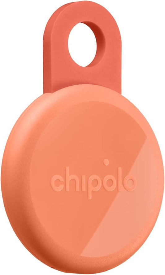 Chipolo LOOP - Rechargeable Bluetooth Tracker for Key and Pocket Location, Compatible with Apple or Google, Call Your Phone & Out of Range Alerts for Android