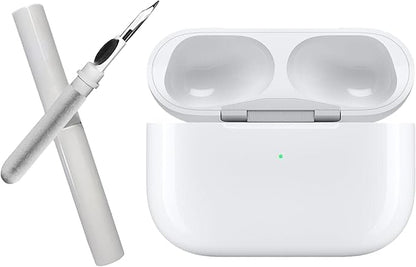 Replacement Charging Case for AirPods Pro 1&2 Generation with fast Wireless and Wired Charging, Bluetooth Pairing and Sync Button, 680mAh Battery with Multi-Function Cleaning Tool. No Earbuds/Airpods.