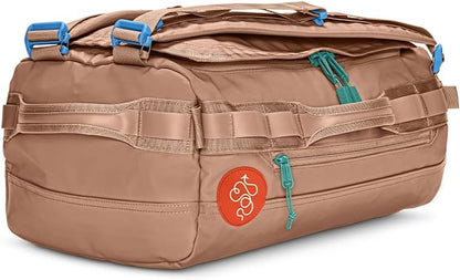 Baboon to the Moon Go-Bag Mini Duffle Bag - Detachable Straps, Stylish, Compact, TSA Approved Carry On Travel Duffel Bag in Multiple Colors, Durable, Water Resistant for Men and Women (Maple Sugar)