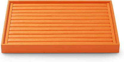 Oirlv Luxury Leather Ring Earring Organizer Tray Stackable Jewelry Display Tray Ring Storage