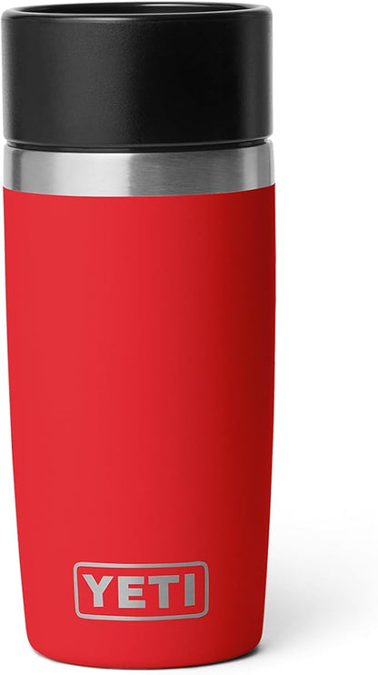 YETI Rambler 12 oz Travel Bottle, Stainless Steel, Vacuum Insulated with Leakproof Commuter Cap, Rescue Red
